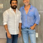 Suriya Instagram - A new beginning… need all your love and blessings!! @akshaykumar @sudha_kongara @gvprakash @abundantiaent @2d_entertainment @cape.ofgoodfilms