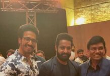 Thakur Anoop Singh Instagram - It’s great to meet someone you admire for his Amazing acting skills but it’s absolutely overwhelming to know that the one you are admiring has also admired you from much before already! Came across the humble @jrntr at #RRR success bash and to my surprise he told me he’s already seen all my Bodybuilding appearances on stage as an Athlete already n loved it! Wow!