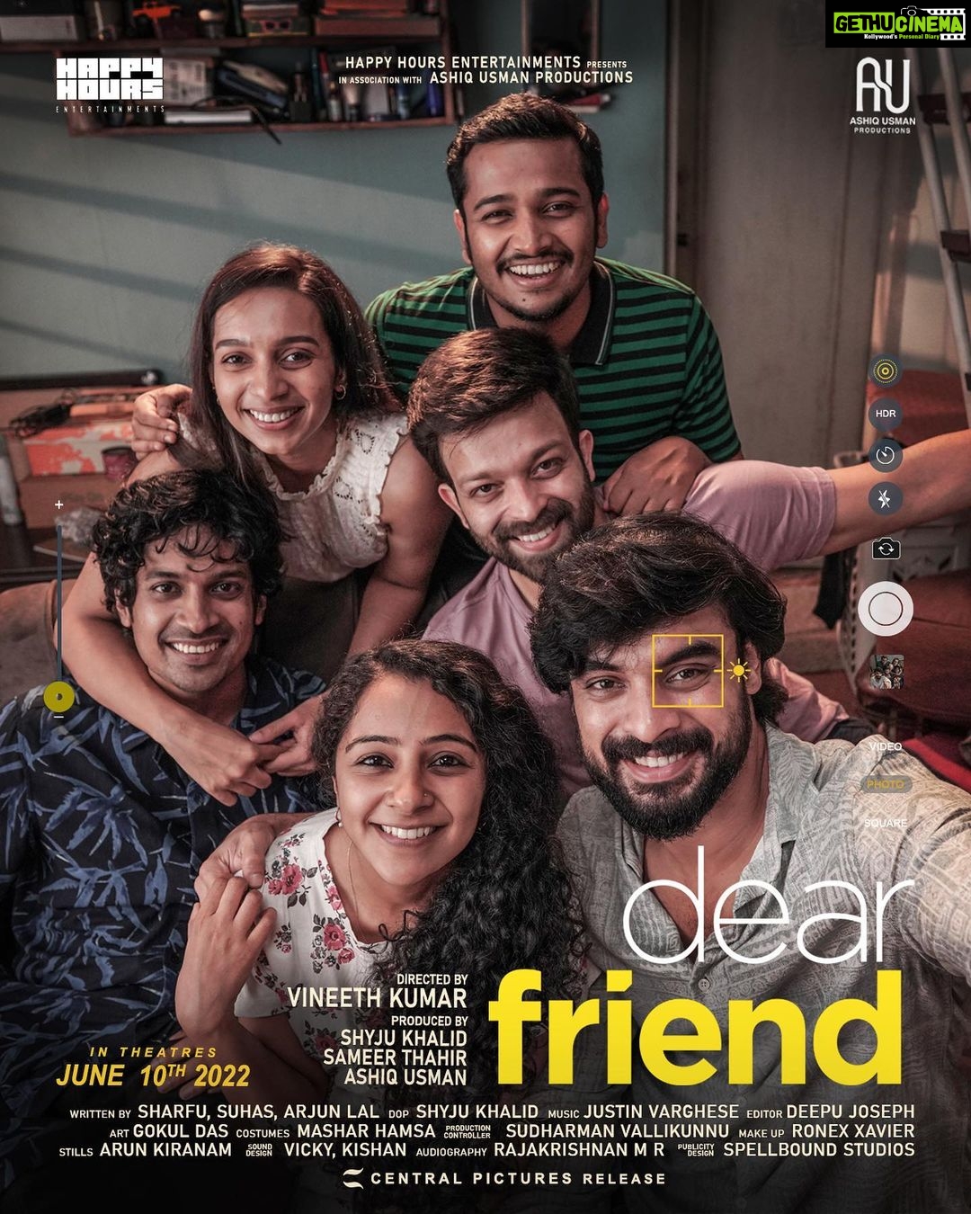 Tovino Thomas Instagram - Befriend our 'dear friend' !! @vineethkumar_official @shyju.khalid @sameer_thahir @ashiqusman @sharfu_amishaff @suhas_suhas_ @arjunlals @darshanarajendran @ibasiljoseph @arjunradhakrishnan @sanchana.natarajan @just_in_varghese @deepujosephmundakkal @avgokuldas @masharhamsa @ronexxavier4103 @sudharmmanvallikkunnu @arunkiranam @rajakrishnan_mr @spellboundstudioo @central__pictures