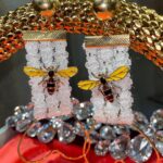 Vanitha Vijayakumar Instagram – Honey bee lace earrings 
Price – 899

Dm for orders / WhatsApp 📞+91 9444501747 📩for enquiries #vanithavijaykumarstyling
#vanithavijaykumar #earrings #accessories #onlineorders #summer #summervibes #colours #fashion #fashionlovers #easter #jewelleries #jewellery #india #now #trending #trend  #vanithavijaykumarstyling #laceearrings #honeybees #honeybeeearrings #valentineearrings Khader Nawaz Khan Road