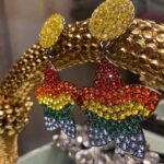 Vanitha Vijayakumar Instagram - Rainbow earrings Price - 1199 Khader Nawaz Khan Road