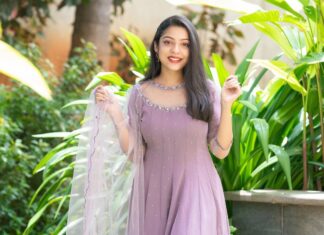 Varsha Bollamma Instagram - 💜💜💜 Photo credits : @rainbow_photography_official @kiran_shivaraj_ 💜 Outfit : @zyrastudio 💜my favourite 🤗💜 Jewellery: @adorebypriyanka 💜 Juttis: @lightupsole.in 💜