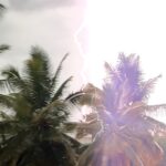 Varsha Bollamma Instagram - Captured this yesterday 😍!! Was shit scared though😅😂 (No filters used) . #nature #lightening