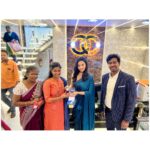 Vidhya Instagram - Yesterday at the inauguration of JC Gold and Diamonds, Nagercoil. Thank you so much for the love and hospitality. Best wishes JC Gold and Diamonds 💐💛💎✨