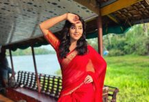 Vidhya Instagram - At “Semfioraa” ad shoot 🌺 📸 @imichael.1 @drsri23 @sridhar.sridevi @venkateswaranpazhani @suluhairstylist @vasanth_daniel_osbern_ Vaikom Backwaters