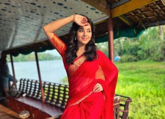 Vidhya Instagram - At “Semfioraa” ad shoot 🌺 📸 @imichael.1 @drsri23 @sridhar.sridevi @venkateswaranpazhani @suluhairstylist @vasanth_daniel_osbern_ Vaikom Backwaters