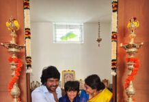 Vijayalakshmi Instagram - இனிய தமிழ் புத்தாண்டு வாழ்த்துகள் @feroz_roz #nilan #celebratinglife