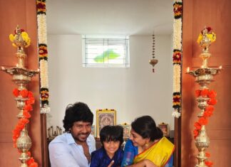 Vijayalakshmi Instagram - இனிய தமிழ் புத்தாண்டு வாழ்த்துகள் @feroz_roz #nilan #celebratinglife