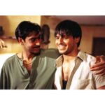 Vivek Oberoi Instagram - Happy birthday to my dear “Malik bhai” @ajaydevgn! You have been my big bro right from my debut in #Company 20 years ago this April. May this year take off for you with #Runway34 and many more. Wishing you good health and happiness always! Like in the pictures ….even in life, you will find me always by your side brother! Much love, your #Chandu #april #potd