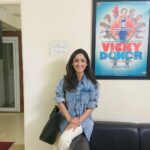 Yami Gautam Instagram - The place where it all began! Started my journey auditioning for Vicky Donor right here ! यह सोफ़ा भी यहीं था ! A recent visit to this studio took me down the memory lane, reliving so many beautiful moments through the journey! Thank you, Shoojit da & our entire team 🌹 #VickyDonor