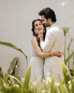 Aadhi Pinisetty Instagram - Dancing through a dhol with our friends and family to staining everyone’s clothes with haldi. 

Our haldi had showers of love, purity, joy, flowers, laughter and a tons of fun. One of the best way to kickstart our journey with our dear ones 💛✨

Outfit : @varunchakkilam 
Jewellery: @sheetalzaveribyvithaldas 
Styled by : @neeraja.kona 
Make up & Hair : @page3salonalwarpet @dianastylish_muh 
Wedding Managers & Co Planners : @spizeweddingsandevents
Wedding Decor Designers & Co-planners : @thea3project
Photography : @theweddingstory_official