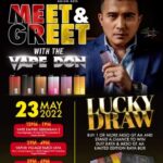 Aaron Aziz Instagram – Jumpa VapeDon pada 23hb ini di N9 k? Akso Malaysia #AksoGTAAseries #AksoGT3500  #TheVapeDon

*1. Vape Empire Seremban 2*
 TIME: 12PM – 1PM 

*2. Vapor Village Paroi Jaya*
 Time: 3PM – 4PM

*3. UMD Store Senawang* 
  Time: 5PM – 6PM

*The activities would be:*
• Giveaway for AKSO GT / GT AA Merchandise for the first 20 customers in Vape Shop
• Give merchandise to the Vape Shop Owner
 -AKSO GT / GT AA T-shirt
 -AKSO GT / GT AA Lanyard
 -AKSO GT Snapback cap
• Lucky Draw sessions for grand prize (Raya Box & Duit Raya RM50)