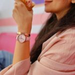 Ahana Kumar Instagram - Heyy You🍦 Pink is the new Black with @danielwellington 💕🖤 In Love with the new Mother Of Pearl watch from the amazing new collection. Love the tinted rouge color , and it’s such a perfect everyday piece 😍💕💫 Get yours now from the website at 15% off with my code DWXAHAANA 💕 #ad #danielwellington #newlaunch 💫