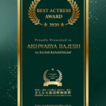 Aishwarya Rajesh Instagram – Movie which is close to my heart … Character which i can cherish forever #Ariyachi 
Thank u @osaka_tamil_film_festival for honouring me #BestActress for #Kapaeranasingam … Thanks to my director @pkvirumandi for believing in me to play such a bold beautiful character #Ariyanachi and thanks to my producer @kjr_studios for believing in me and my entire team for the support without whom it wudnt be possible Special thanks to beloved @actorvijaysethupathi for being huge support to our team ❤️❤️
@shanmugam_muthusamy @ghibranofficial @iam_savari @proyuvraaj @preethi_nedumaran_official