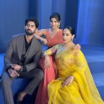 Aishwarya Rajesh Instagram - Wearing this beautiful saree from @thumkaofficial for @primevideoin launch #suzhal Thank u @tifarachennai for getting the look right ❤️ Makeup @ananthmakeup Hairstylist @imambihairstylist Photography @vaishnavpraveen