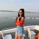 Akanksha Puri Instagram – From my  जन्म भूमि … BHOPAL ❤️ Bhopal – The City of Lakes