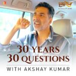 Akshay Kumar Instagram - Entertainment and only entertainment! On completing 30 years in the film industry, watch me answer 30 super fun questions! Samrat #Prithviraj Chauhan releasing in Hindi, Tamil and Telugu. Celebrate it at a theatre near you on 3rd June!