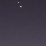 Amala Akkineni Instagram - Eid Mubarak to all 🙏🏼. May peace and goodwill prevail. My brother took these pictures of Venus and Jupiter seen together in the sky over Australia. Guru (Jupiter) the planet of wisdom and Venus the planet of love and compassion. I truly hope that both wisdom and compassion will prevail over humanity to end all wars 🙏🏼 It is our diversity of thought, effort, aspiration and creativity that makes our world thrive and survive 🙏🏼 #eidmubarak