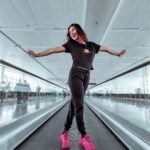 Amala Paul Instagram – Jet. Set. Go. And off I fly to my next destination. ✈️

#bittenbythetravelbug #airportscenes #traveldiaries #travelgram #trip #airportstyle #ootd #black #stylefiles