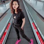 Amala Paul Instagram – Jet. Set. Go. And off I fly to my next destination. ✈️

#bittenbythetravelbug #airportscenes #traveldiaries #travelgram #trip #airportstyle #ootd #black #stylefiles