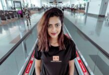 Amala Paul Instagram - Jet. Set. Go. And off I fly to my next destination. ✈️ #bittenbythetravelbug #airportscenes #traveldiaries #travelgram #trip #airportstyle #ootd #black #stylefiles