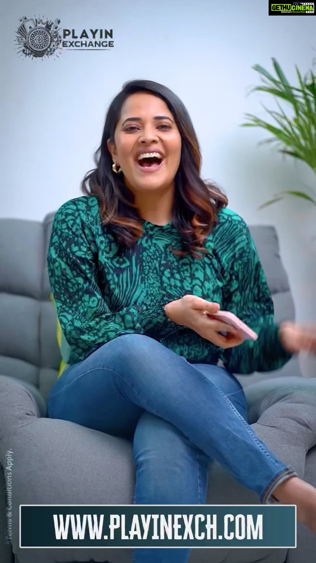 Anasuya Bharadwaj Instagram - @playinexch Join me on my favorite games only on PLAYINEXCHANGE (@playinexch) - India's no. 1 certified online Casino & Sports Exchange. It's super easy ✅ to register and you can start playing on Cricket 🏏 matches, Football, Tennis, Horse Racing & much more. Play 👑 Andar Bahar, Roulette TeenPatti , Poker and more Live dealer Casino games. 🎧They have 24*7 customer support available on all platforms. 🏧Get superfast withdrawal directly to your bank account. 💰Get Instant Deposit with debit and credit card, UPI, Netbanking- all methods available. 🥇 Create FREE account today! Real action, Real Winners, Real Sports & Casino only at Playinexch.com & Win for real 👌🏻. Aisi website aur kahi ni milegi, So start playing ! 😉 Register now ⚡at playinexch.com Follow @playinexch for more information.