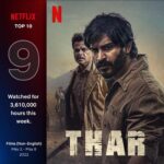 Anil Kapoor Instagram - #Thar is in the top ten Films ( non - English) in the world on Netflix within 5 days of the release! This calls for a celebration! Kudos to the entire team! @harshvarrdhankapoor @fatimasanashaikh @satishkaushik2178 @jitendrajoshi27 @muktimohan @akfcnetwork @rajsingh_chaudhary @ajayjayanthi @netflix_in @netflix