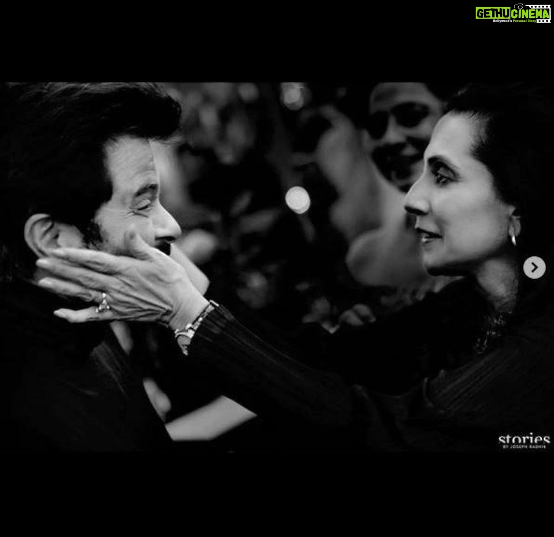 Anil Kapoor Instagram - Happy Anniversary to my everything @kapoor.sunita! I wish everyone gets to live a love like ours! I’m so lucky to being growing young with you every year ☺️ Thank you for giving me three incredibly loving, fiercely independent and definitely crazy kids! You are my heart & home...It's hard to be away from you today for the first time in 48 years and I'm counting the days, minutes and seconds until we reunite in your favorite place 😍 I miss you and I love you! ♥️
