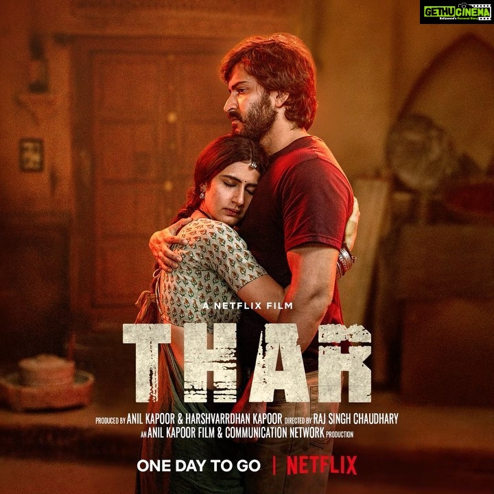 Anil Kapoor Instagram - The sandstorm hits your screen in one day. Take cover and get ready to witness the catastrophe. #TharOnNetflix @harshvarrdhankapoor @fatimasanashaikh @satishkaushik2178 @jitendrajoshi27 @muktimohan @akfcnetwork @rajsingh_chaudhary @ajayjayanthi @netflix_in