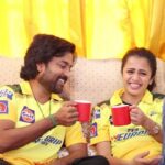 Anjana Rangan Instagram - #Ad Whether we win or lose the toss, our CSK is in great shape to play their hearts out! This reminds us of our @brookebond3roses, Always perfect. So cheer for our boys in yellow with some delicious hot @brookebond3roses, yena #IdhuNammaTea and IdhuNammaTeam! @chennaiipl