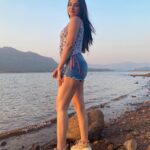 Ankitta Sharma Instagram - Catching sunsets, not feelings. ☀️