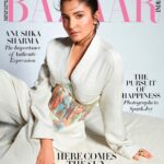 Anushka Sharma Instagram – Bazaar India’s covergirl, the fresh-faced Anushka Sharma (@anushkasharma), is ready for a new dawn in her life. In a special conversation with Digital Editor Nandini Bhalla (@nandinibhalla), the actor and new-mother speaks about why she has invited change into her life…to live by her ultimate truth, of being happy.

An excerpt from the feature:

“I’m not for that hustle culture. I’m for living with a more holistic approach—you enjoy your work, you enjoy your life. That’s what you’re supposed to do… 

I was a part of the inception of Chakda ’Xpress. I was supposed to have worked on it earlier but the film got postponed because of the pandemic and then I got pregnant. When I finally began working on it, I was really nervous because I had just had a baby so I wasn’t as strong as before. And I hadn’t trained for 18 months, so I wasn’t in the best physical condition—earlier, I would have really pushed myself to do different exercises in the gym. But even though I wasn’t sure whether to take the project on or not, an inner voice kept telling me to do it. And that’s the kind of work I want to be a part of. I’ll always be open to doing projects that are interesting and content-forward.

Digital Editor: Nandini Bhalla (@nandinibhalla) Photographer: Vaishnav Praveen (@vaishnavpraveen) Styling: Samar Rajput (@samar.rajput05) Creative Direction: Who Wore What When (@who_wore_what_when) Art Direction: Nikita Rao (@nikita_315)  Hair: Amit Thakur (@amitthakur_hair) Make-up: Tanvi Chemburkar (@tanvichemburkar) Fashion Assistants: Vanya Verma (@v4nyav3rma) and Sagar Kadam (@sagarkadam__) Production: Imran Khatri Productions (@ikp.insta )

Anushka is wearing Panthère de Cartier Rings, all Cartier (@cartier). Kimono Pant-Suit, Ermenegildo Zegna (@zegnaofficial). The School of Athens Corset Belt, That Antiquepiece (@that.antiquepiece).
 . . . . . . . . . . . . . #bazaarindia #anushkasharma