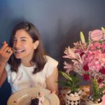 Anushka Sharma Instagram - I feel happier, more loving, more understanding, taking myself less seriously, listening more, finding joy in less, able to let-go better, more accepting of myself and others AND situations, feeling more beautiful, expressing feelings more easily, valuing my own opinion above others ….. This getting older business is going GREAT! Everyone should try it 😋 Thank you for all the wishes and love you’ve sent my way. I’m SO grateful 🥰❤️ PS- I ate the biggest slice of my birthday cake. As it should be ☺️