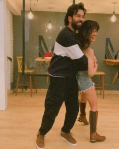 Anya Singh Instagram - Hi bestie,thank you for always getting me while being one of my biggest cheerleaders in life!
Also,thank you for patiently tolerating my nonsense & participating in it🧡
#rajmachawal4lyfe
