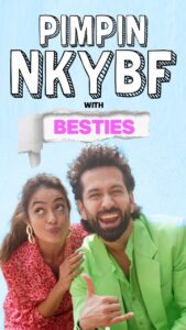 Anya Singh Instagram - Just another day hanging out with the Bestie 🤙🏼

And meeting some of the coolest people in the biz @salilacharya @missusdesai & 🍕 

#NeverKissYourBestFriend Season 2 is now out on Zee5! Binge Karo 🤘🏼