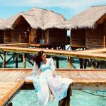 Aparna Das Instagram – To turquoise blue water! 🌊 
#maldives
Dress @designs_by_lis 
Styling @style_withandriya @andriya_nunez 
Travel partner @budgetholidayz