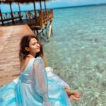 Aparna Das Instagram - To turquoise blue water! 🌊 #maldives Dress @designs_by_lis Styling @style_withandriya @andriya_nunez Travel partner @budgetholidayz