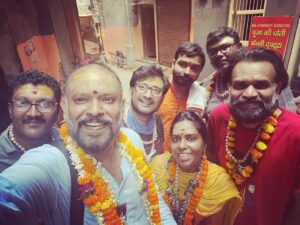 Aravind Akash Instagram - Blessing from Kashi Vishwanath temple to all 🙏🏻🙏🏻🙏🏻 #blessed #power #beliver #temple