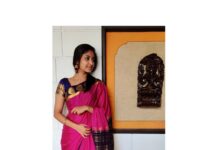 Archana Jois Instagram - Day 5 of Natya kala conference Theme - Shades of Akasha Earring - @studiobluefashions #nkc #nkc2019 #nirikshana #akasha #space #aether #ether #sky #5elements #dance #art #learn #pose #drama #click #chennai #margazhi #december #nomakeup #nofilters #krishnaganasabha Krishna Gana Sabha