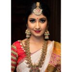 Archana Jois Instagram - MUA : @makeoverbysamridhi_ram Pc : @weddingraja Jewellery : @lotus_silver_jewellery