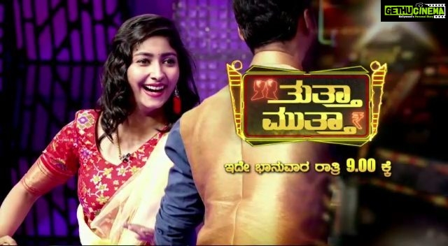 Archana Jois Instagram - Guys I'm late! Please tune into Udaya now now! @udayatv thank you for having us on your show @niranjan_deshpande we had absolute fun man! Thank you! #udayatv #tuttamutta