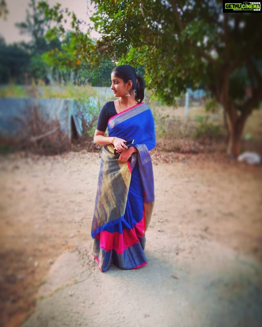 Archana Jois Instagram - Love for cotton never fades 💚 #cotton #saree #sankranti #traditional #simpleisbeautiful