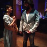 Archana Jois Instagram - Finally a picture with THE MONSTER!! 😍 @thenameisyash "KGF SUCCESS MEET" A day to be cherished! ❤️ #successmeet #monsterhit #yash #daytoremember #motherandson #25days #gratitude @rj_preethi earrings 🤗😘