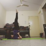 Archana Jois Instagram - Sarvāngāsana #shoulderstand #sarvangasana #asana #yoga