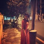 Archana Jois Instagram – When WE decided to go for a walk… Once in blue moon only. 
#nightwalk
#onceinbluemoon #malleshwaram #couple #redmi