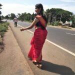 Archana Jois Instagram - Hey wassup lovelies.. Spread some love #red #love #womaninsaree
