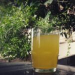 Archana Jois Instagram - Organic orange juice Extracted from naturally grown oranges in the backyard 😊 #organic #natural #colorfree #chemicalfree #sugarfree #orange #juice