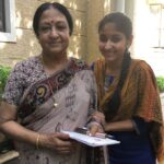 Archana Jois Instagram - Happiest birthday paddu akka.. 😊 Very fortunate to have met you, and learnt from you.. #padmabhushan #padmasubrahmanyam #bharatanrityam