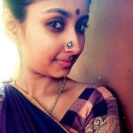 Archana Jois Instagram - Thanks to #sparsakjewels for this beautiful piece of nose ornament!. #nosepins #noseornament #silverjewellery