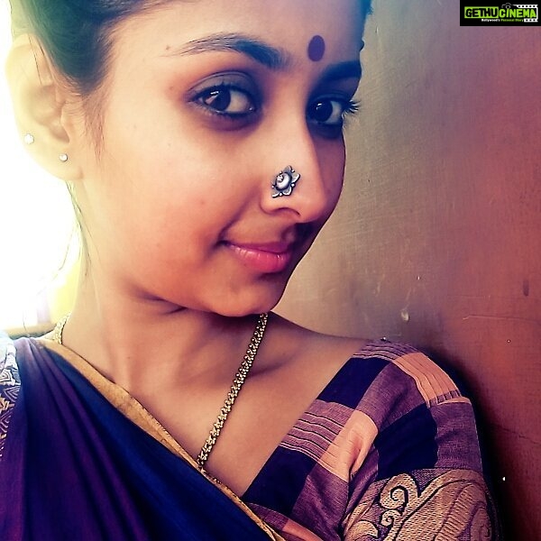 Archana Jois Instagram - Thanks to #sparsakjewels for this beautiful piece of nose ornament!. #nosepins #noseornament #silverjewellery